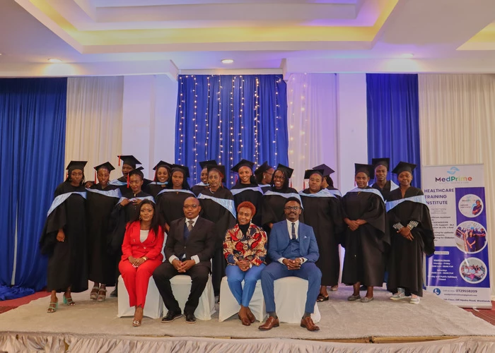 MedPrime students and faculty during training
